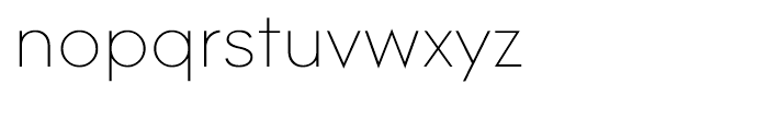 Contax 35 Thin Font LOWERCASE