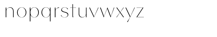 Contax Sans 25 Ultra Thin Font LOWERCASE
