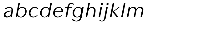 Contax Sans 56 Italic Font LOWERCASE