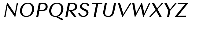 Contax Sans 66 Medium Italic Font UPPERCASE