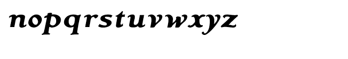 Contenu Black Italic Font LOWERCASE