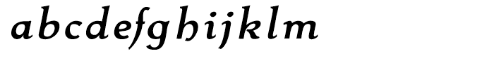 Contenu Book Bold Italic Font LOWERCASE