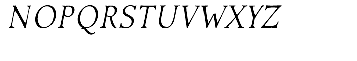 Contenu Book Italic Font UPPERCASE
