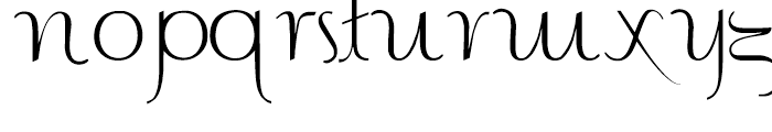 Contouration Expanded Font LOWERCASE