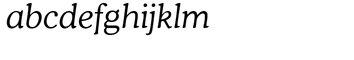 Cooper BT Light Italic Font LOWERCASE