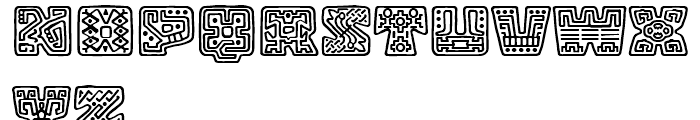 Copal Decorated Font UPPERCASE