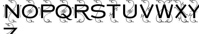 Copperplate Classic Sans Medium Font UPPERCASE