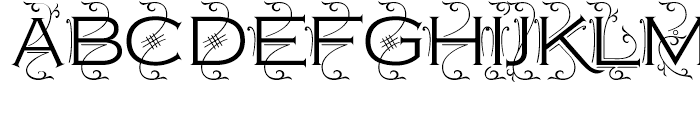 Copperplate Deco Light Font UPPERCASE