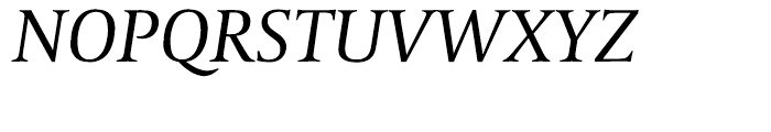 Coranto 2 Italic Font UPPERCASE