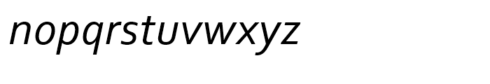 Corbel Italic Font LOWERCASE