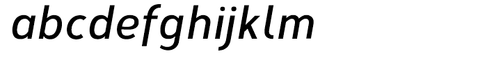 Corbert Condensed DemiBold Italic Font LOWERCASE