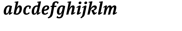 Cordale Bold Italic Font LOWERCASE