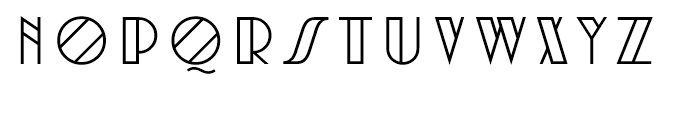 Core Deco B1 Font LOWERCASE