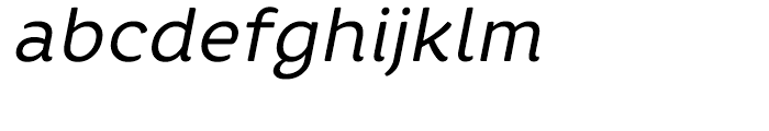 Core Rhino 45 Regular Italic Font LOWERCASE