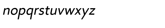 Core Sans BR 35 Regular Italic Font LOWERCASE