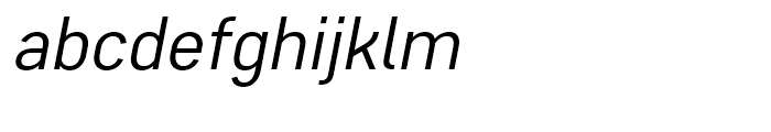 Core Sans D 35 Regular Italic Font LOWERCASE