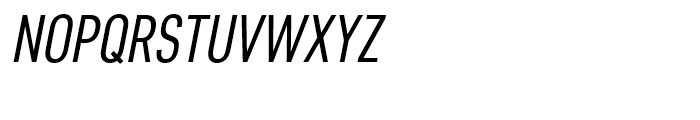 Core Sans D 37 Condensed Regular Italic Font UPPERCASE
