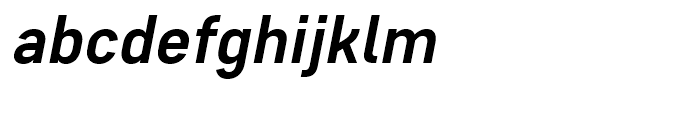Core Sans D 55 Bold Italic Font LOWERCASE