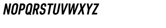 Core Sans D 57 Condensed Bold Italic Font UPPERCASE