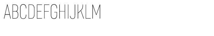 Core Sans DS 17 Cn Thin Font UPPERCASE