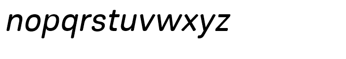 Core Sans ES 45 Regular Italic Font LOWERCASE