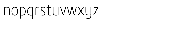 Core Sans M 27 Condensed ExtraLight Font LOWERCASE