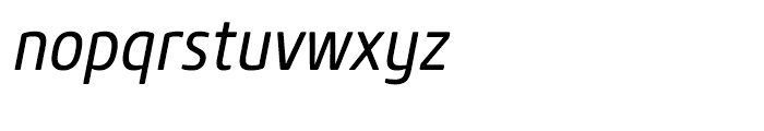 Core Sans M 47 Condensed Regular Italic Font LOWERCASE