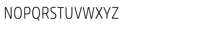 Core Sans M SC 27 Condensed ExtraLight Font LOWERCASE