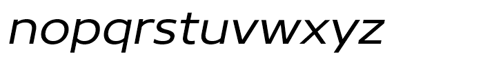 Core Sans N 43 ExtraRegular Italic Font LOWERCASE