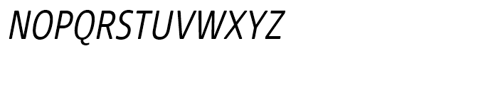 Core Sans N Rounded SC 37 Condensed Light Italic Font LOWERCASE