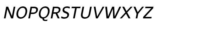 Core Sans N SC 45 Regular Italic Font LOWERCASE