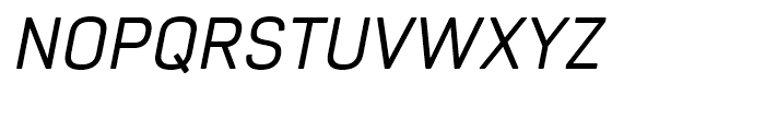 Core Sans R 35 Regular Italic Font UPPERCASE