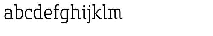 Core Slab M 37 Condensed Light Font LOWERCASE