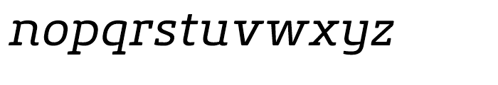 Core Slab M 45 Regular Italic Font LOWERCASE