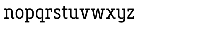 Core Slab M 47 Condensed Regular Font LOWERCASE