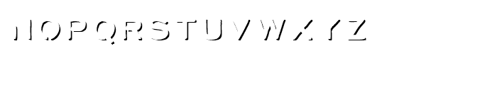 Corinth Shadow Font LOWERCASE