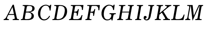 Corona Italic Font UPPERCASE
