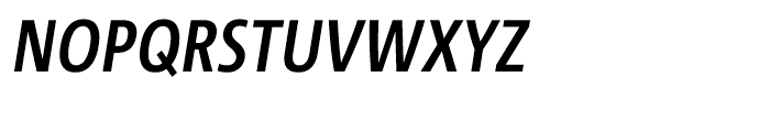 Corpid III C1s Condensed Bold Italic Font UPPERCASE