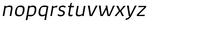 Corpo Sans Italic Font LOWERCASE