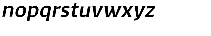 Corpo Sans SemiBold Italic Font LOWERCASE