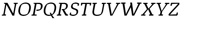 Corpo Serif Italic Font UPPERCASE