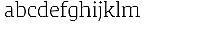 Corpo Serif Light Font LOWERCASE