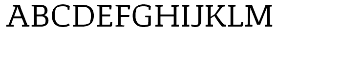 Corpo Serif Regular Font UPPERCASE