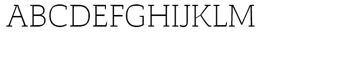 Corpo Serif Ultra Light Font UPPERCASE