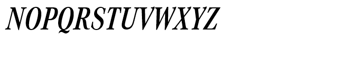 Corporate A Demi Condensed Italic Font UPPERCASE