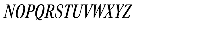 Corporate A Medium Condensed Italic Font UPPERCASE