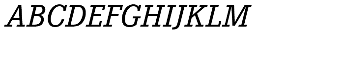 Corporate E Medium Italic Font UPPERCASE