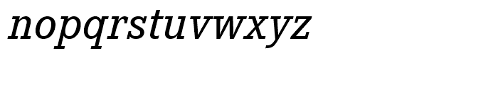 Corporate E Medium Italic Font LOWERCASE