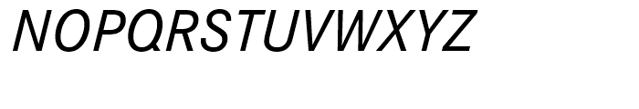 Corporate S Medium Italic Font UPPERCASE