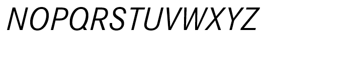 Corporate S Regular Italic Font UPPERCASE